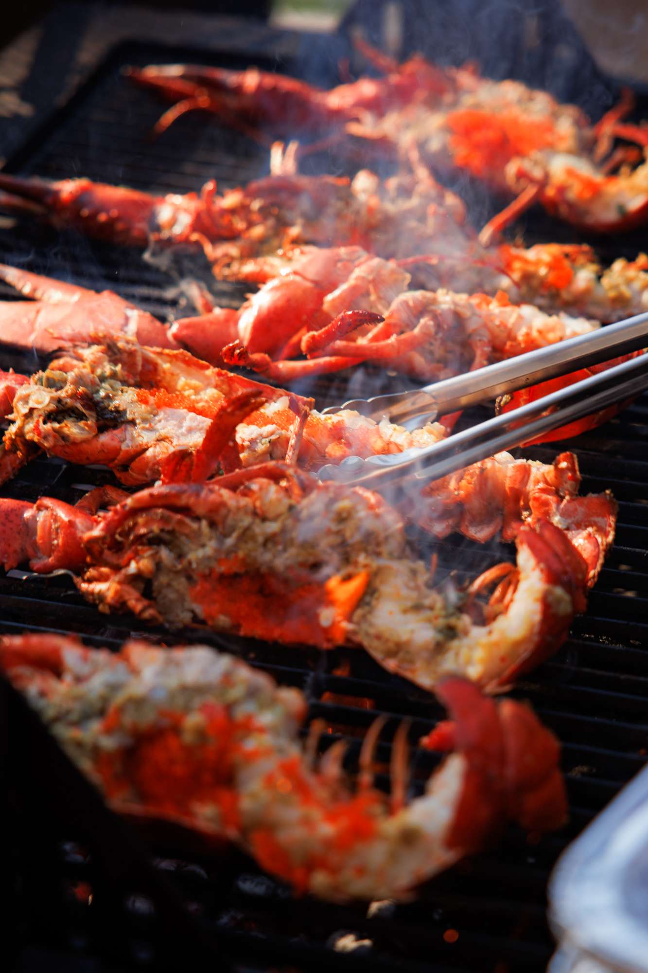 Grilled Garlic Lobster