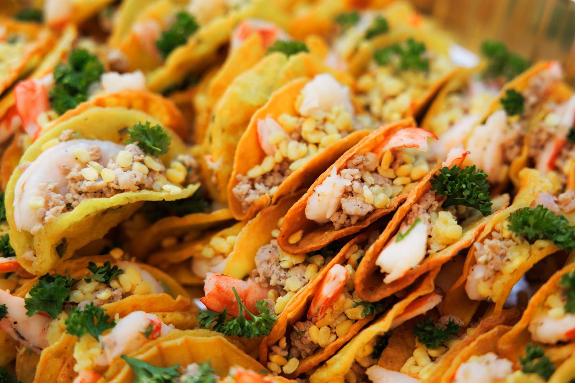 Vietnamese Style Prawn Tacos